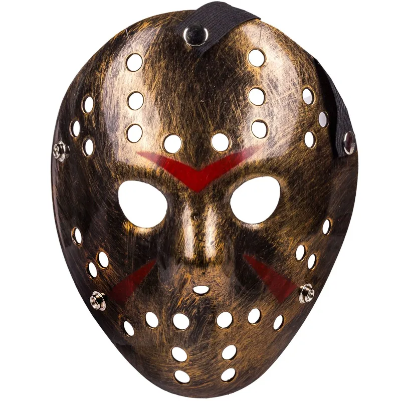 Masca de Deghizare Hockey Gold - Stil Jason Voorhees
