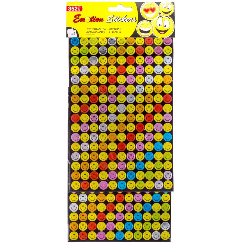 Autocolante Emoticoane 352 buc Multicolore pentru hobby-uri creative