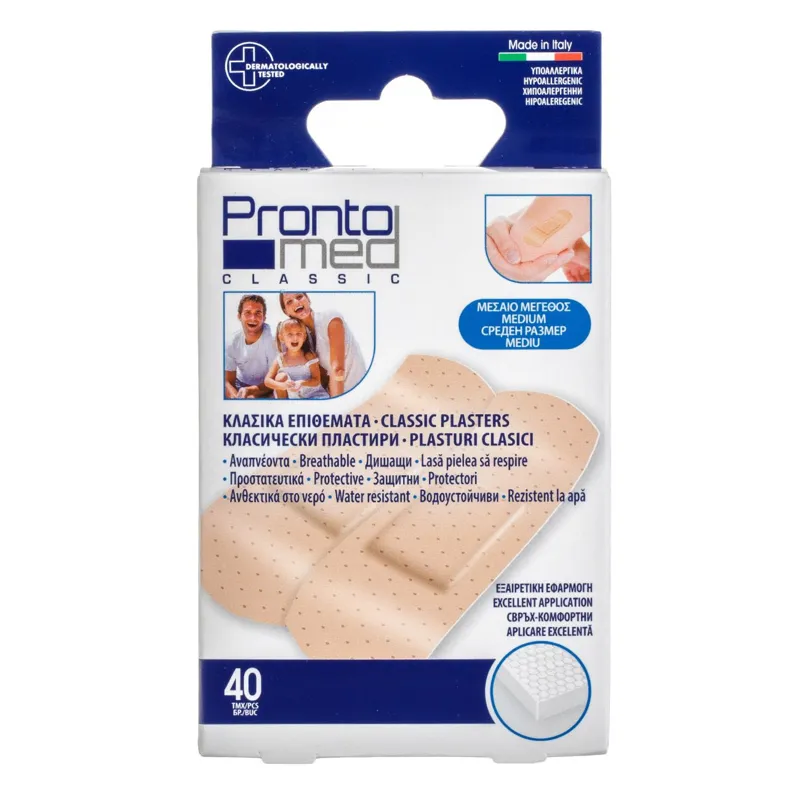 Plasturi medicale hipoalergenice calitate italiană