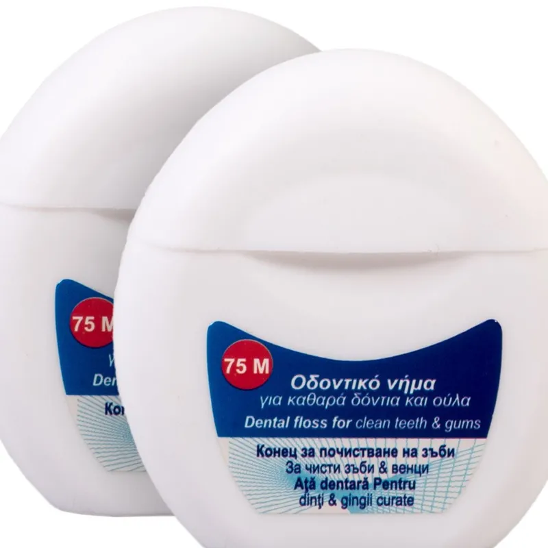 Ata Dentară cu Aromat de Mentă – Set de 2 buc. Lungime 75m – poza 3