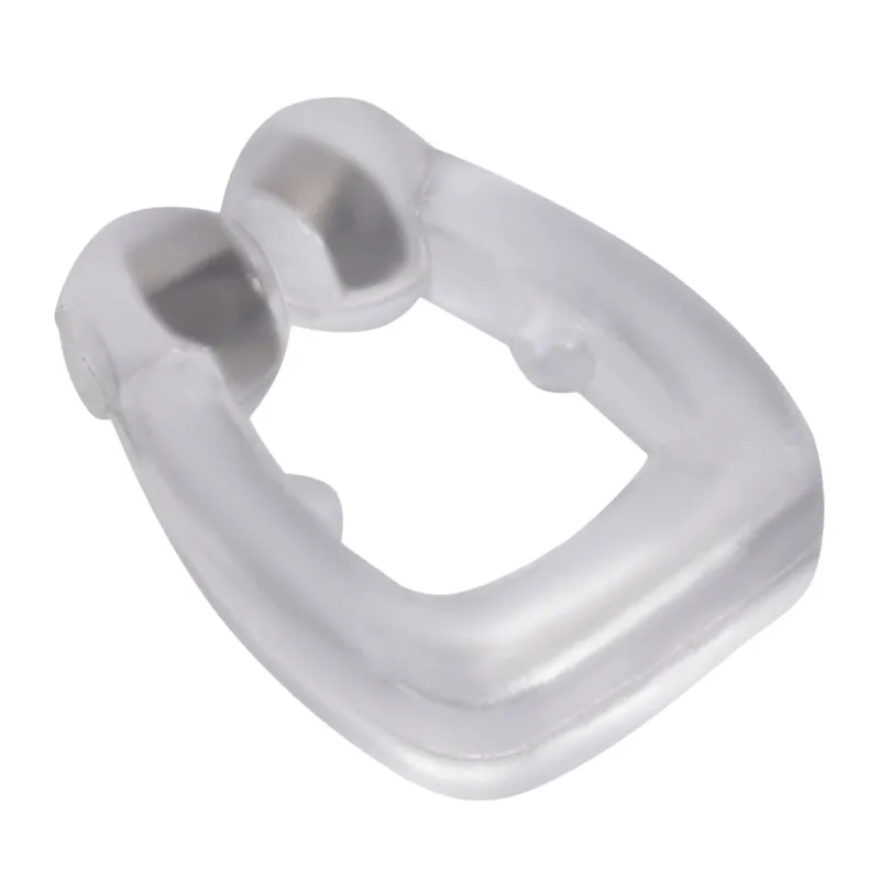 Clips nazale anti sforait silicon transparent pentru somn odihnitor
