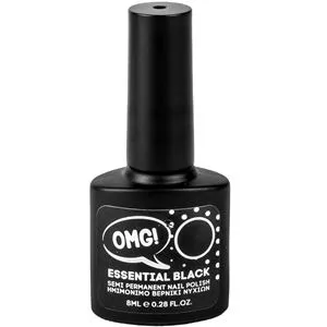 Oja de unghii semipermanentă neagră, 8 ml
