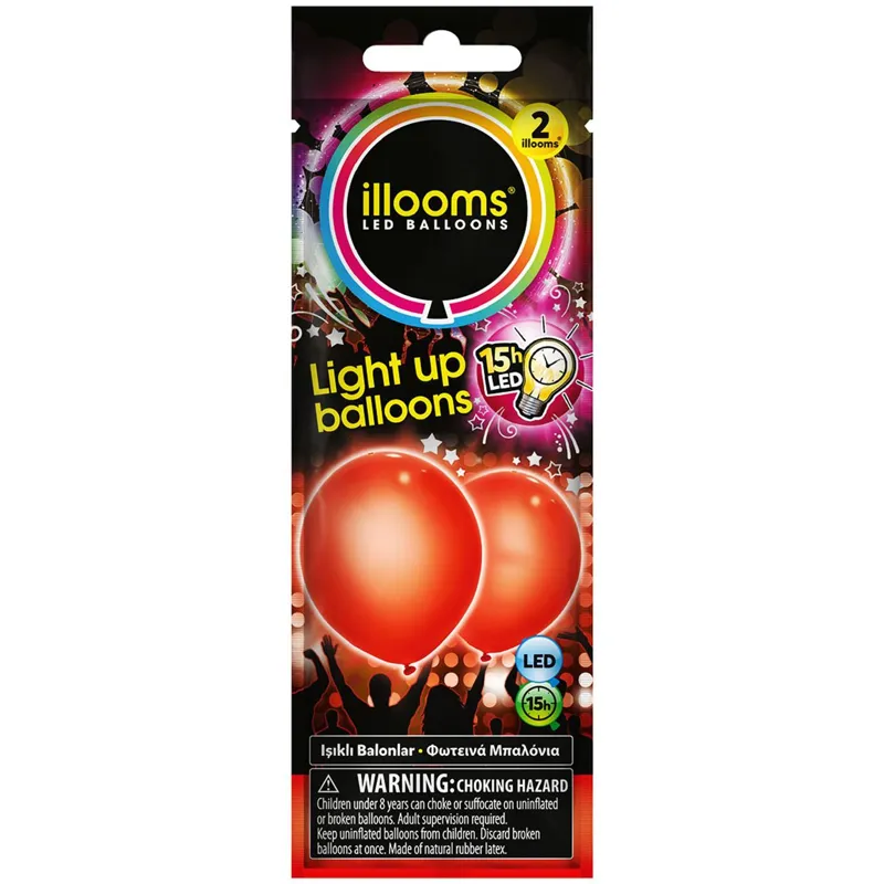 Baloane LED Multicolor cu Efect de Luminozitate 15h