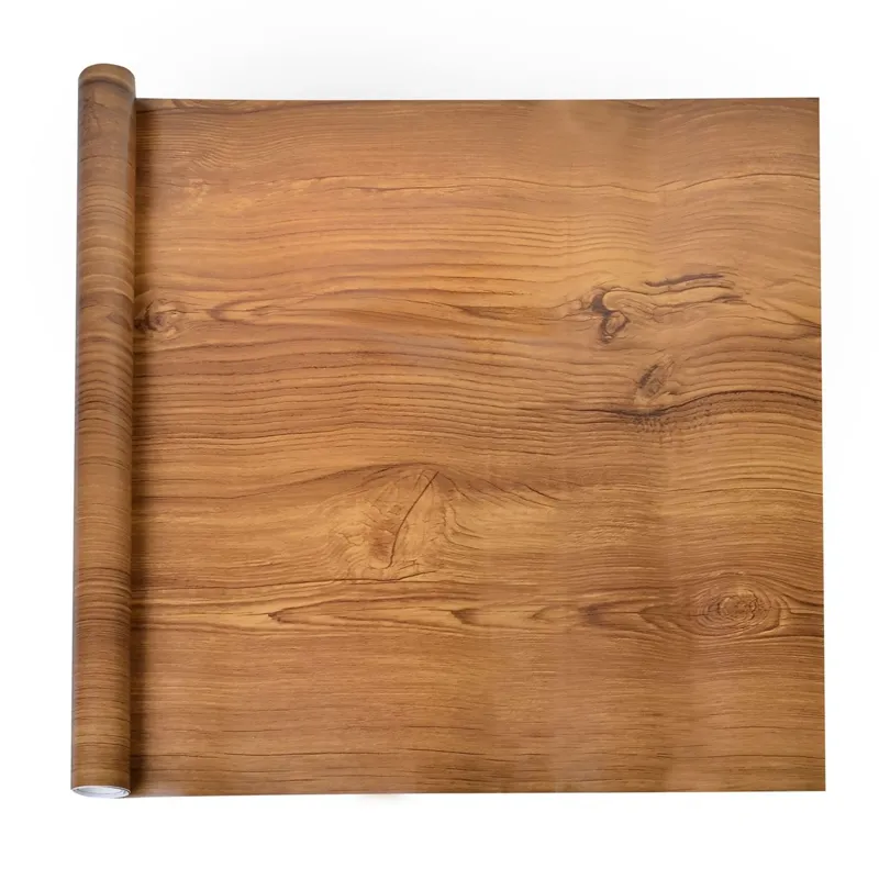 Autocolant Mobila PVC Model Lemn Natural, Rola 150x45cm