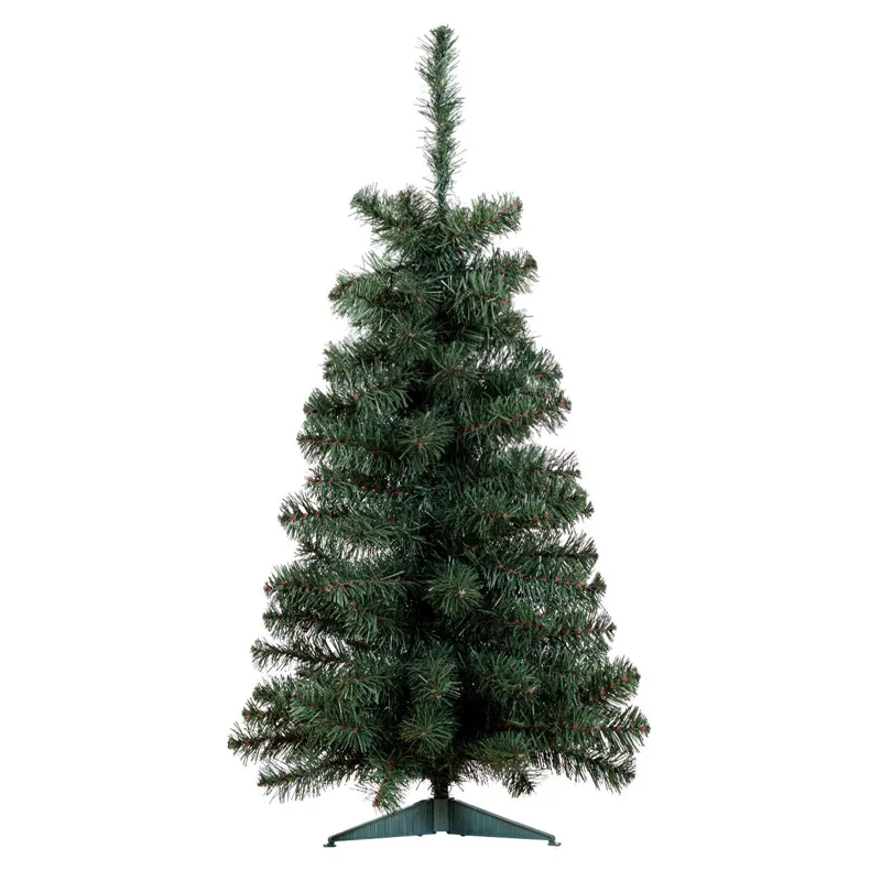 Brad de Craciun Artificial Verde cu 105 de Ramuri, 1m
