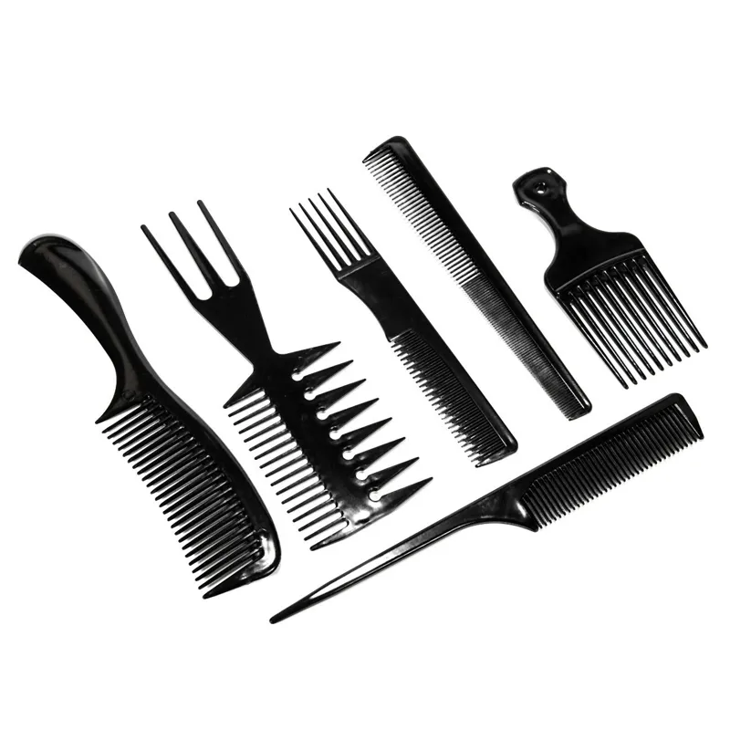 Set Piepteni pentru Păr, 6 bucăți, Instrumente Versatile de Coafură