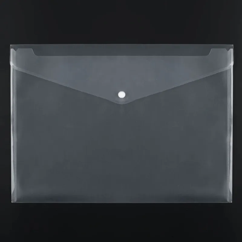 Mapă A3 din plastic transparent cu capsă, 45x32 cm