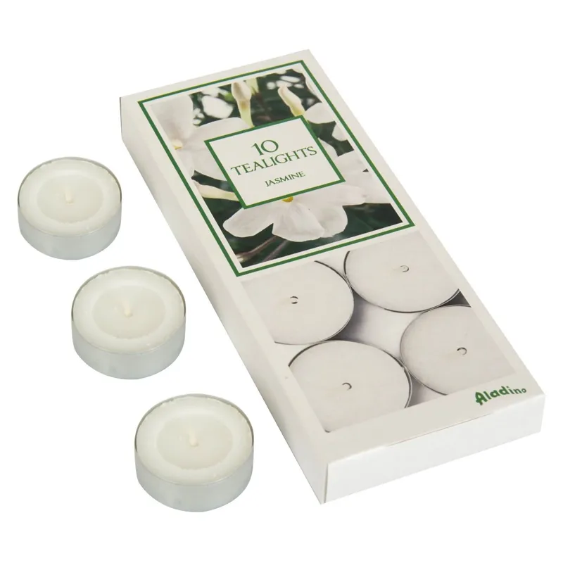 Lumanari tip pastila albe cu aroma de prospetime