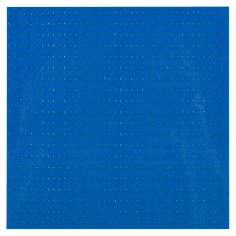 Placă de construcții din plastic, 16x16 cm, Albastru