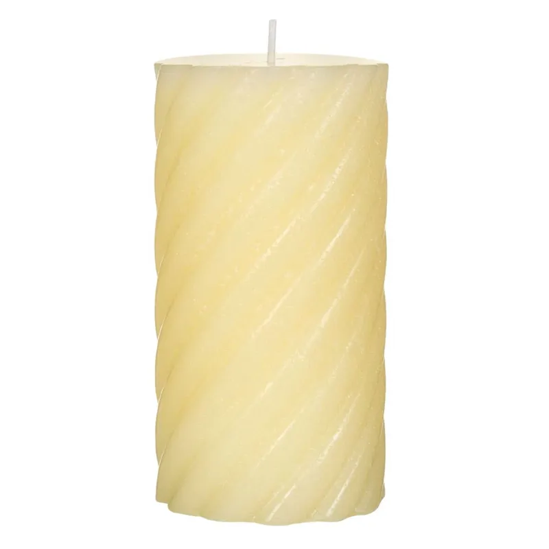 Lumanare decorativa ecru cu aroma de vanilie - Lumina și căldura