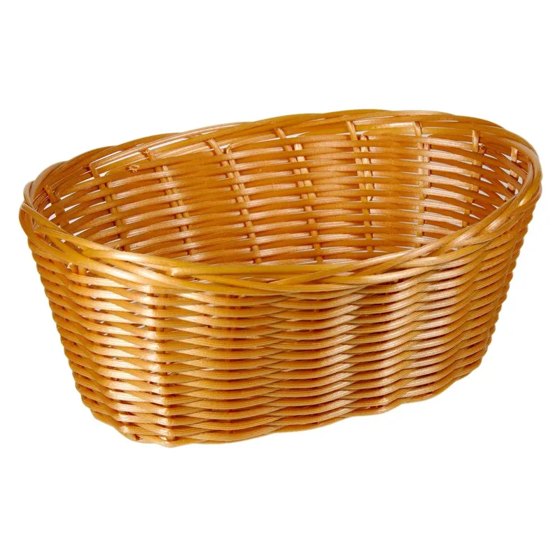 Cosulet Decorativ Oval Bej Impletit pentru Bucărie