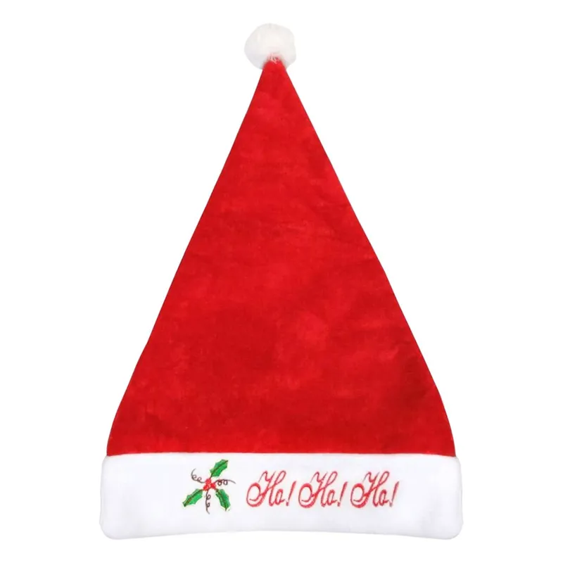 Caciulă Roșie Crăciun cu Mesaj Ho Ho Ho