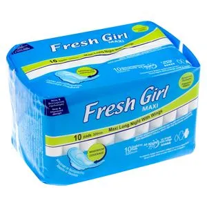 Absorbante Maxi Long Night cu aripi pentru noapte