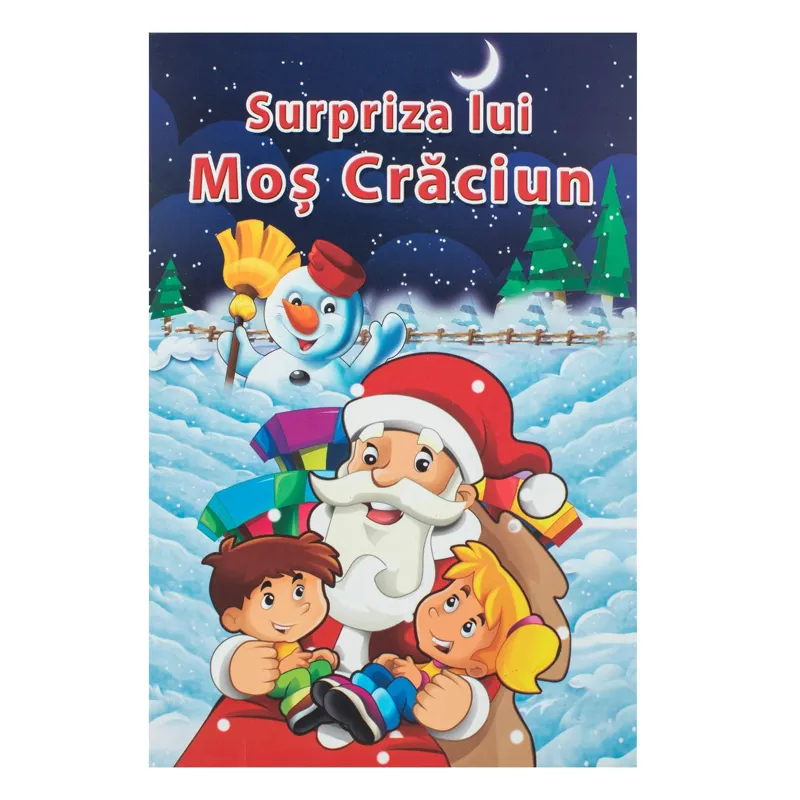 Carte ilustrată pentru copii Surpriza lui Moș Crăciun