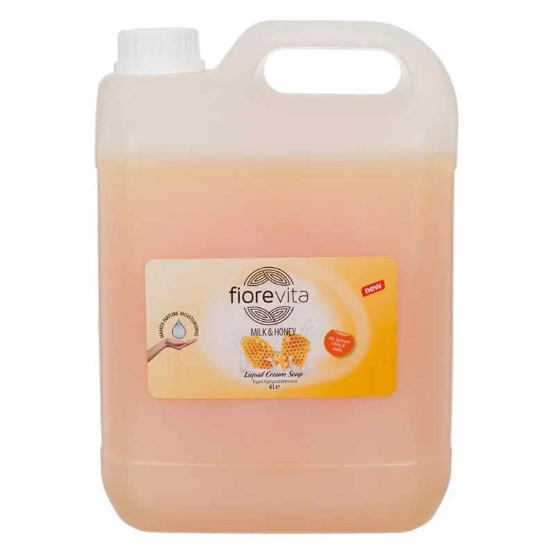 Săpun lichid cremă, Aroma Milk & Honey, 4L