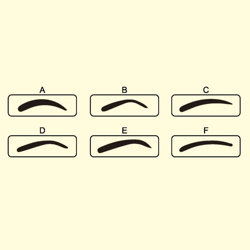 Sabloane pentru sprancene: Set de 6 forme pentru rezultate perfecte