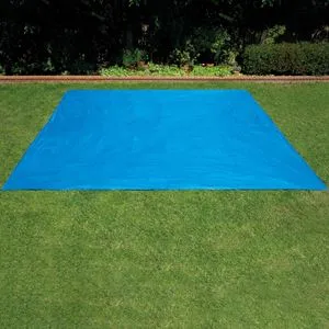 Covor de protectie pentru piscina, 4.72x4.72 m, albastru, impermeabil