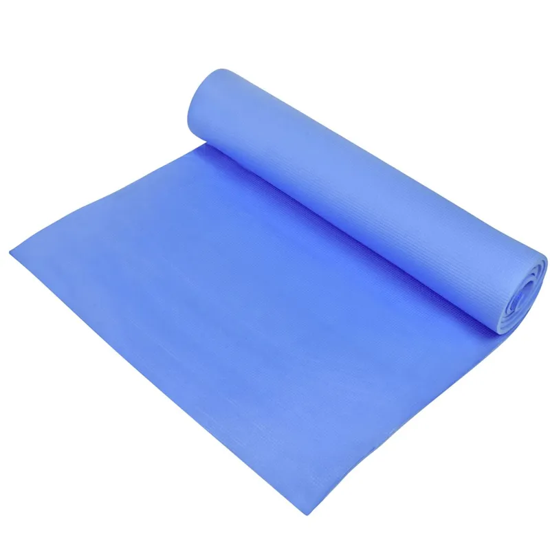 Saltea de gimnastică și yoga 180x60x0.6 cm, albastră