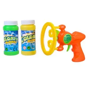 Pistol pentru baloane de săpun, Set cu 2 sticle de rezervă