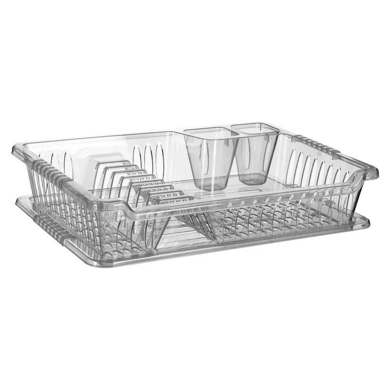 Uscător de vase cu tavă, 40x29x9cm, Plastic