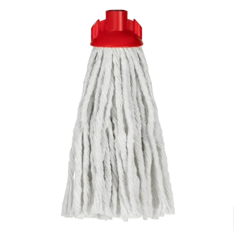 Mop din Bumbac, Alb