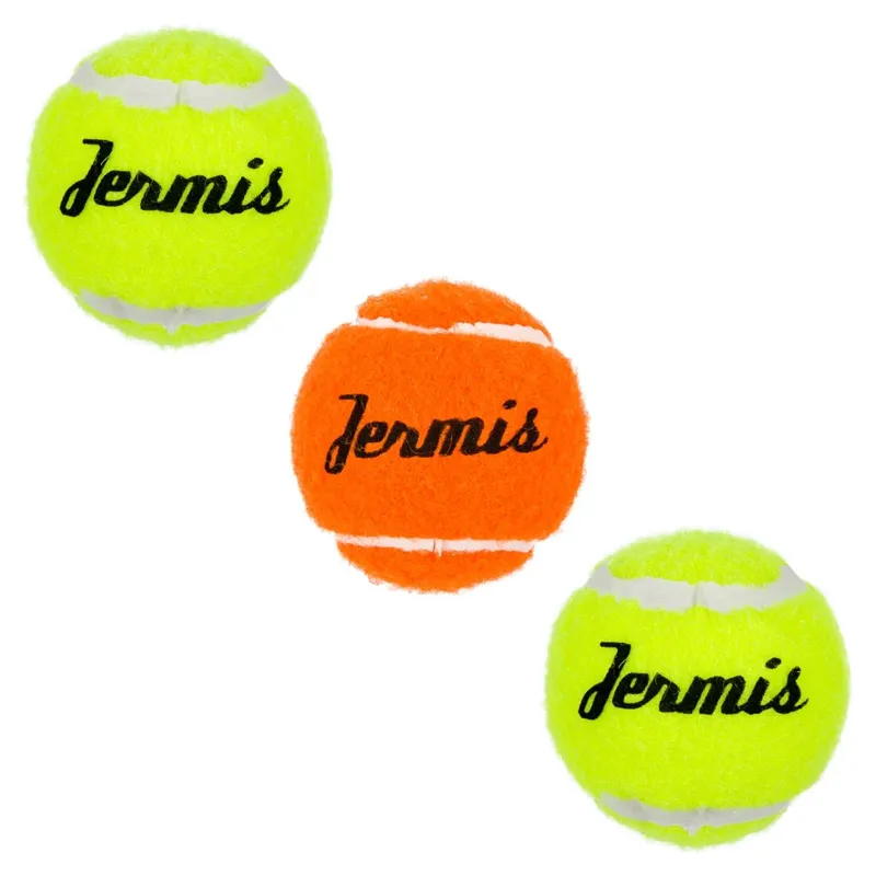 Set de mingi de tenis mini galbene portocalii pentru copii