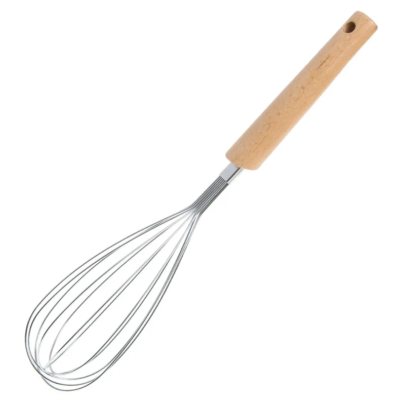 Tel Metalic cu Maner din Lemn, 33 cm