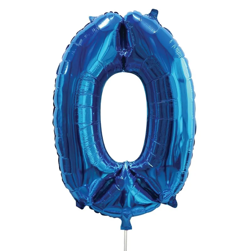 Balon Folie Metalizat Număr 0 - Dimensiune 60cm