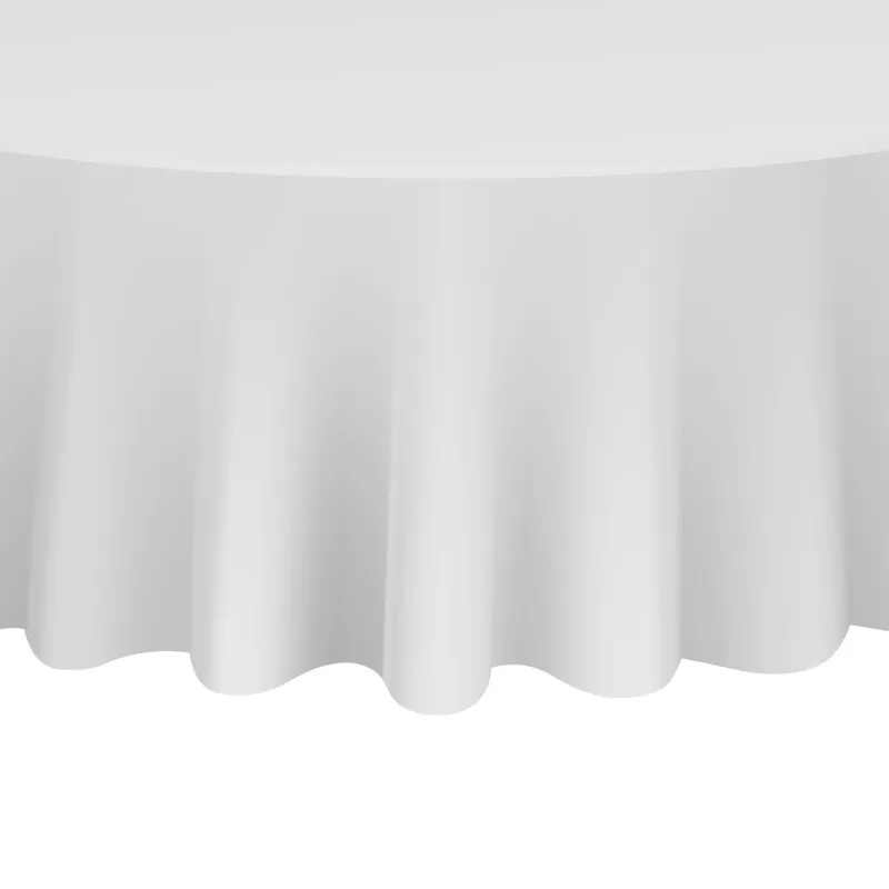 Masă Rotundă din Plastic Albă pentru Mese