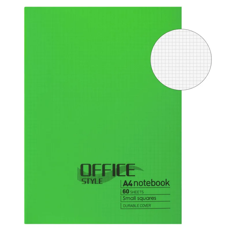 Caiet A4 Matematică, 60 de foi, Verde Lime