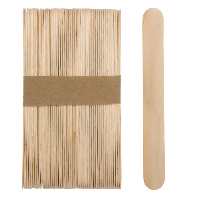 Spatule din Lemn pentru Ceara Epilat, 50 buc, 15 cm