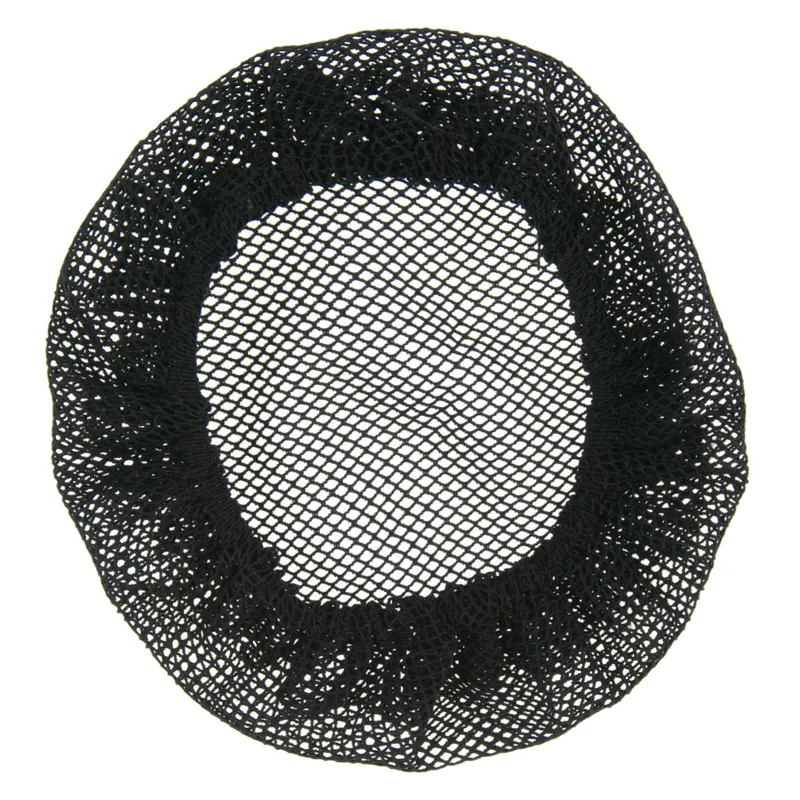 Accesoriu Textil Negru Rotund, Stil Plasă pentru Coc