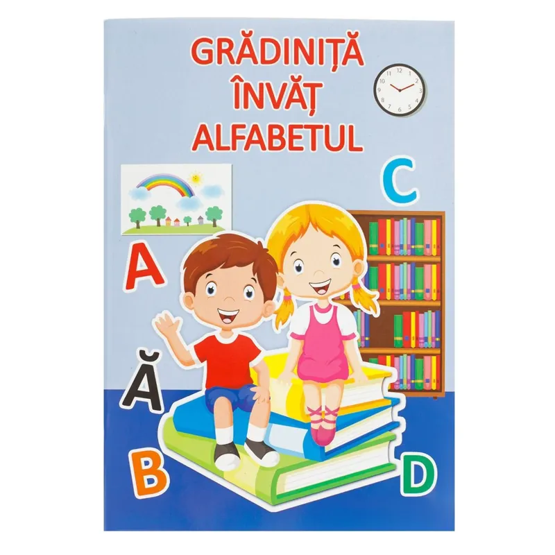 Carte educativă pentru învățarea alfabetului copii grădiniță