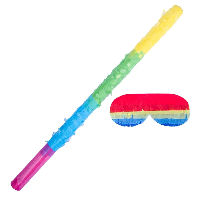 Set Pinata cu Mască și Bată Multicolor pentru Petreceri
