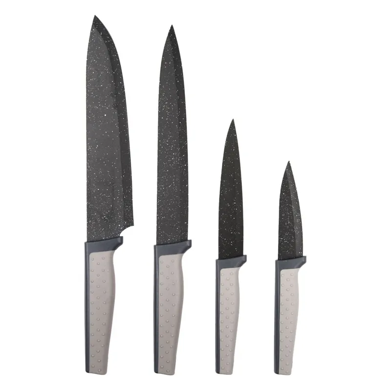 Set 4 cutite bucatar cu lama de otel 3C13 si maner ergonomic