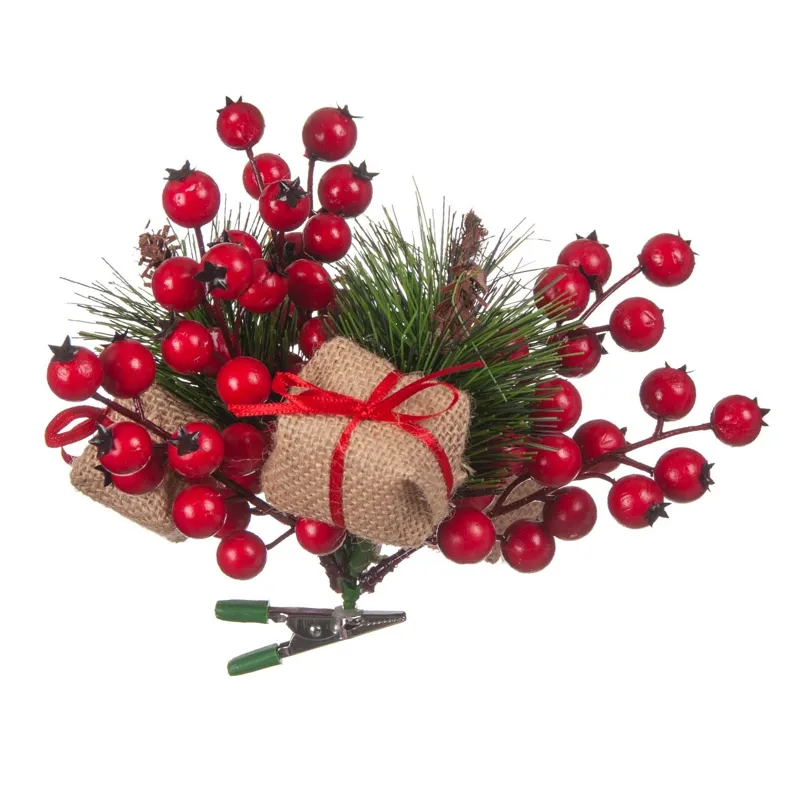 Decorațiuni festive de Crăciun: Ramuri, pomusoare și cadouri