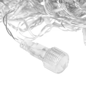 Instalare LED 100 Becuri Alb Rece - 7.95m – poza 5