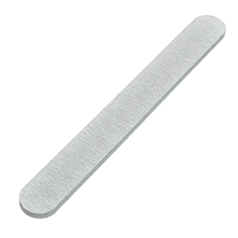 Pilă de unghii dreaptă argintie 80/80 18 cm pentru îngrijirea unghiilor