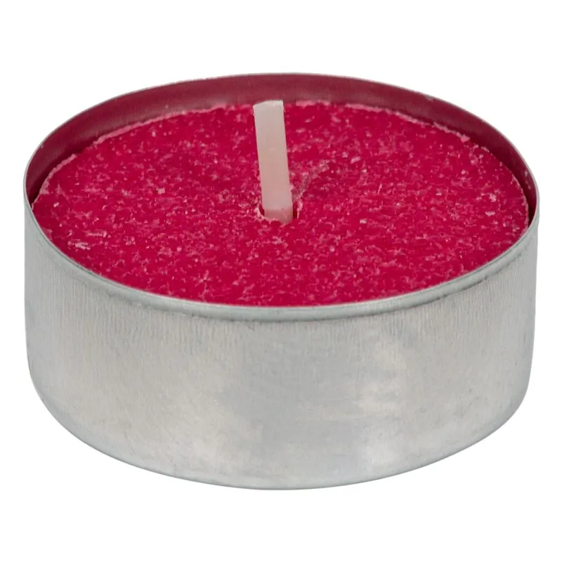 Lumânări tip pastilă roșii cu aromă de scorțișoară, 25 buc – poza 3