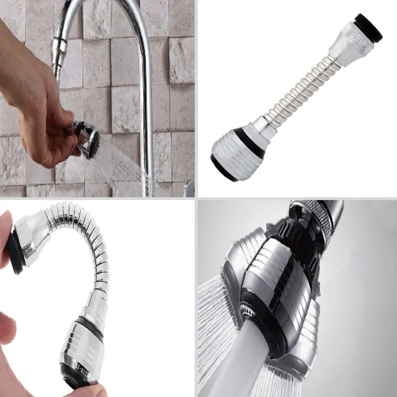 Extensie Metalică Flexibilă pentru Robinet 15cm, Jet și Duș