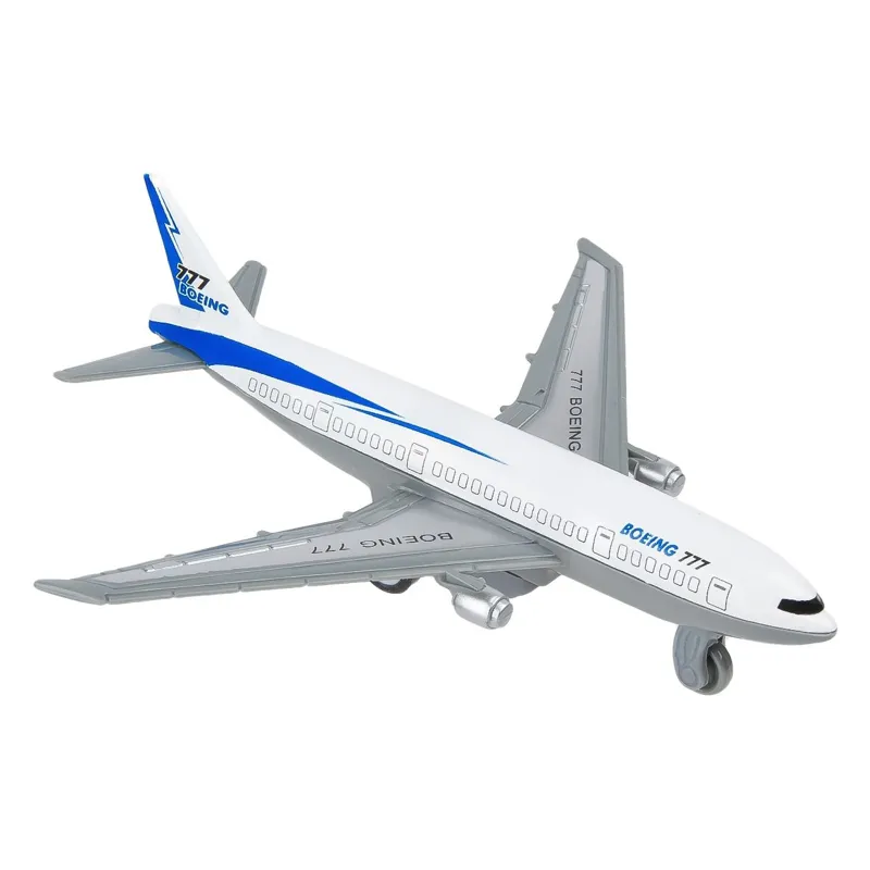 Avion Jucărie Metalic Boeing 777 Die-cast pentru copii