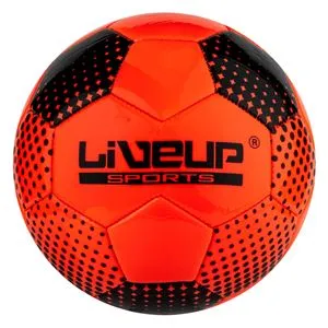 Minge de Fotbal Nr. 4, Portocalie și Neagră, pentru Sală și Streetball