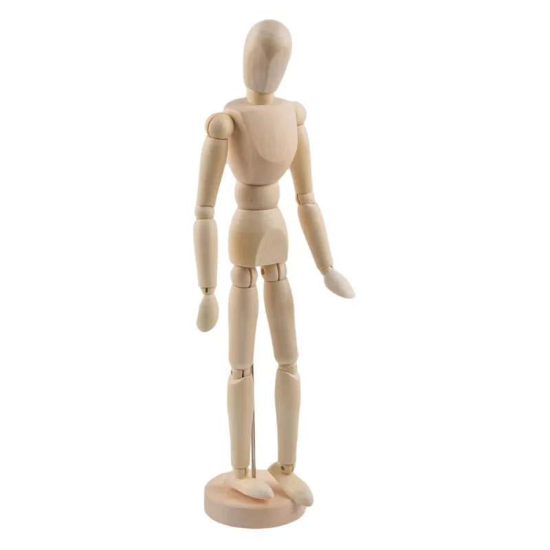 Manechin din Lemn cu Articulatii, 30cm