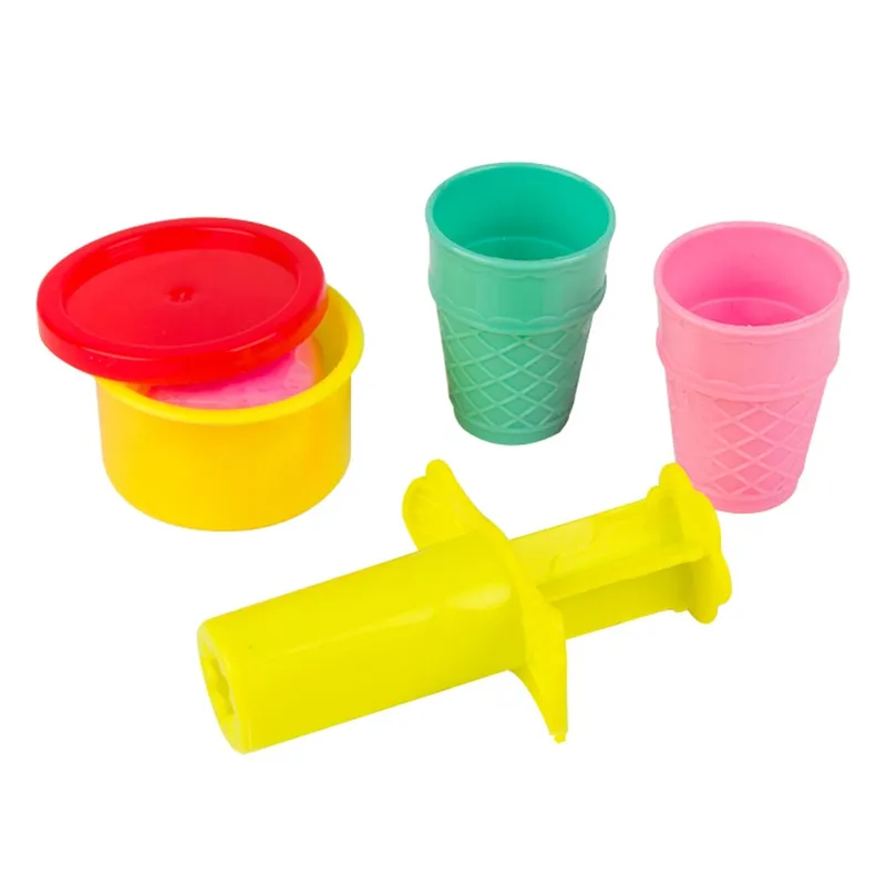 Set Mini Plastilină Înghețată la Cornet cu Presă – poza 2