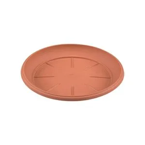 Farfurie Ghiveci Flori din Plastic Teracota Rotunde 27.5x20.5cm