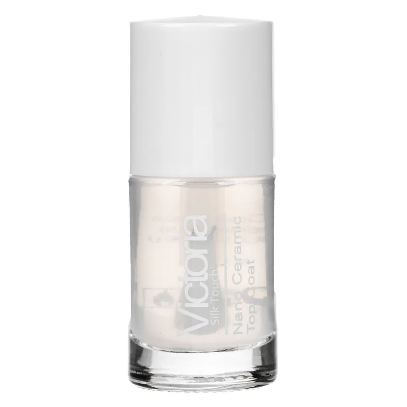 Lac de unghii Top Coat cu Nano Ceramic, 11 ml, Transparent
