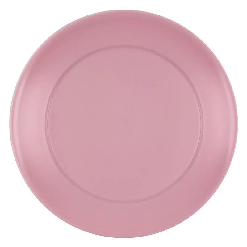 Farfurie din plastic roz pudrată 23 cm