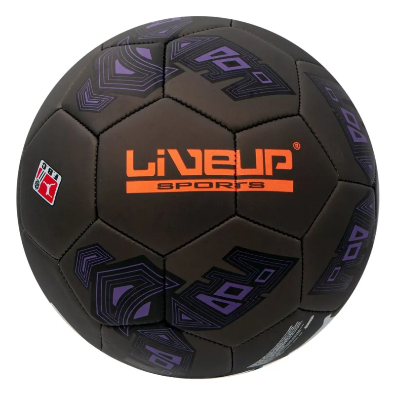 Minge de fotbal, Marimea 5, Neagra si Portocalie