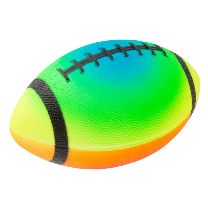 Minge de plaja in forma de rugby, 23 cm, multicolora