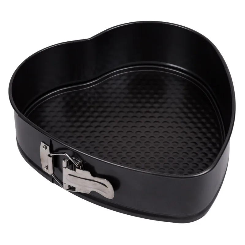 Tavă de Copt Metală în Formă de Inima cu Perete Detasabil
